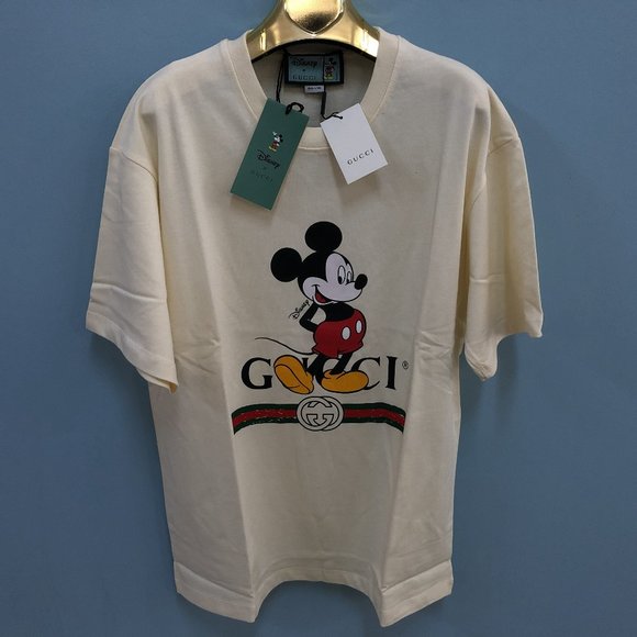 Gucci Men Off White Over Size T-Shirt 